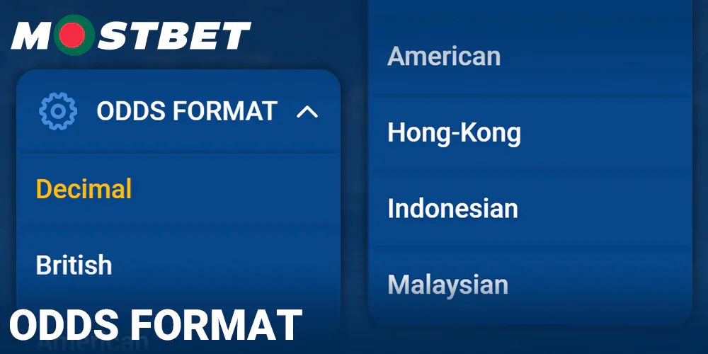 Odds Types at Mostbet BD